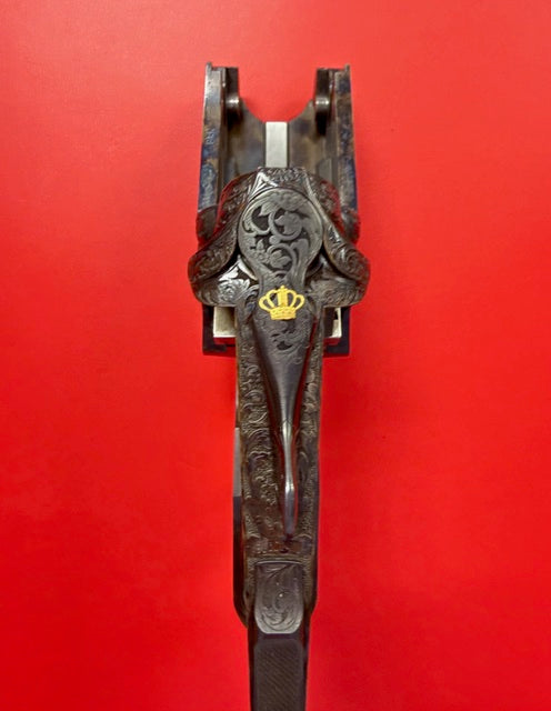 PERAZZI MX8 SCO (AFTERMARKET) 12 GAUGE O/U RECEIVER, TRIGGER GROUP AND FOREND IRON - PREOWNED