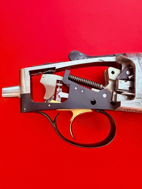 PERAZZI MX12 SC3 12 GAUGE RECEIVER, TRIGGER GROUP AND FOREND IRON - PREOWNED