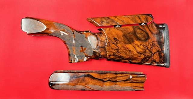 PROSOFT  MX8 SCO 12 GA  LEFT-HANDED PROSOFT TRAP STOCK & FOREND SET-PREOWNED