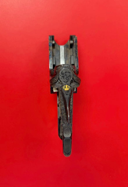 PERAZZI MX8 SCO (AFTERMARKET) 12 GAUGE O/U RECEIVER, TRIGGER GROUP AND FOREND IRON - PREOWNED