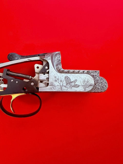 PERAZZI MX12 SC3 12 GAUGE RECEIVER, TRIGGER GROUP AND FOREND IRON - PREOWNED