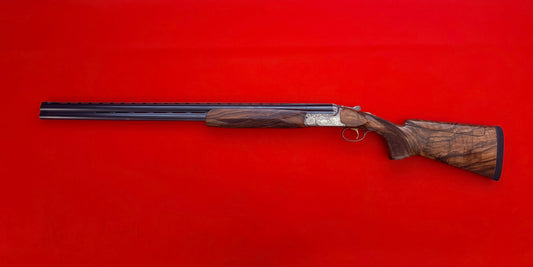 PERAZZI MX8 UPGRADED TO EXTRA SUPER BY MASTER ENGRAVER DAVIDE VOLPI 12 GAUGE 29 1/2" O/U SHOTGUN - PREOWNED