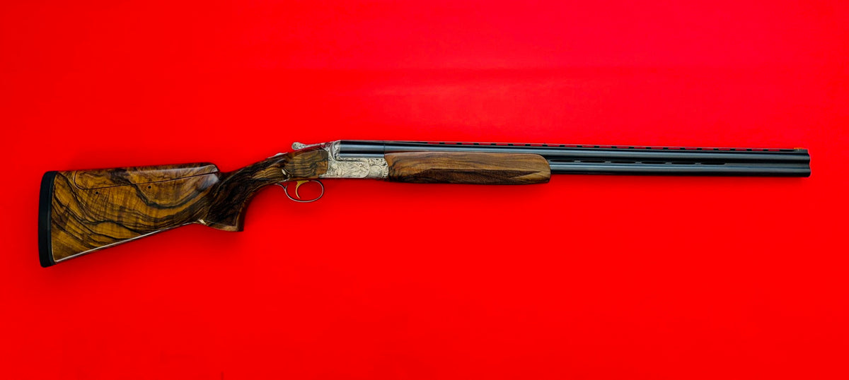 PERAZZI MX8 UPGRADED TO EXTRA SUPER BY MASTER ENGRAVER DAVIDE VOLPI 12 GAUGE 29 1/2" O/U SHOTGUN - PREOWNED