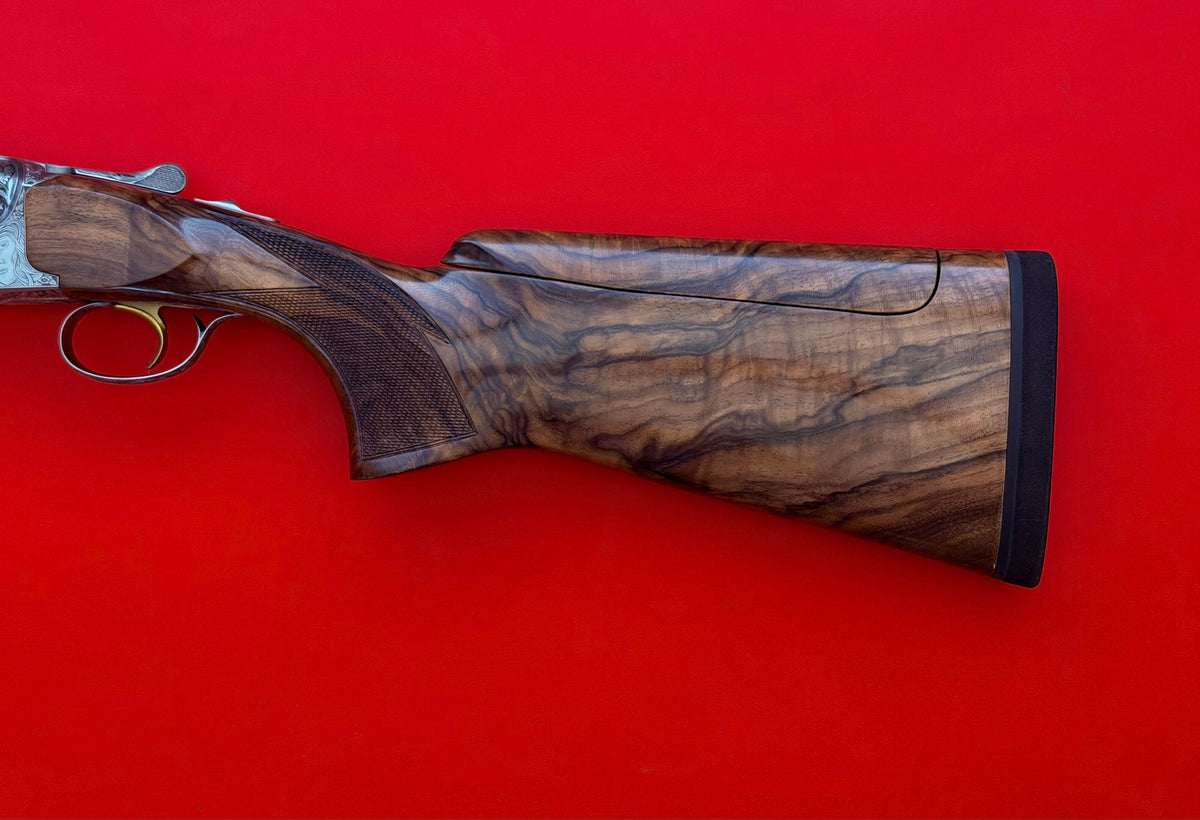 PERAZZI MX8 UPGRADED TO EXTRA SUPER BY MASTER ENGRAVER DAVIDE VOLPI 12 GAUGE 29 1/2" O/U SHOTGUN - PREOWNED