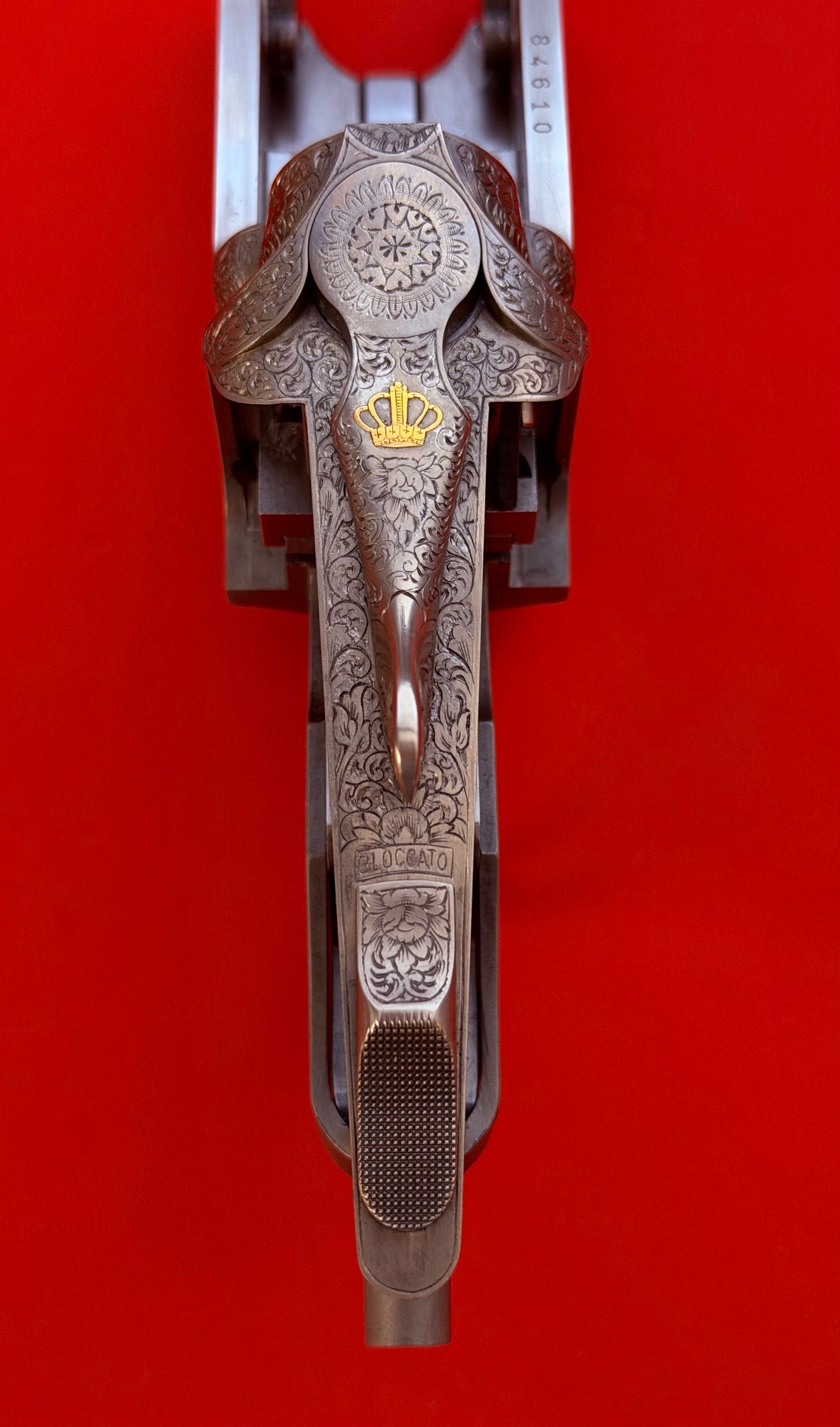 PERAZZI MX8 RECEIVER, TRIGGER & FOREND IRON UPGRADED BY MASTER ENGRAVER MAX GOBBI- PREOWNED